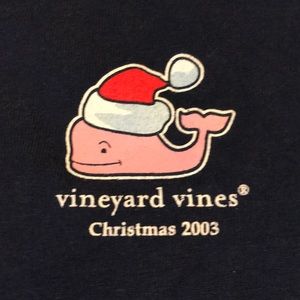 Vintage Vineyard Vines Christmas T-shirt